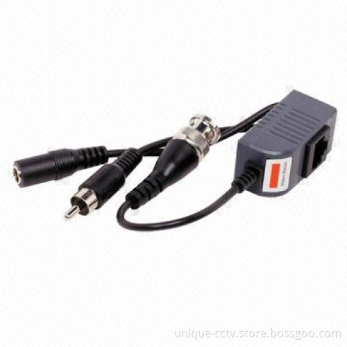 1-channel Passive Video, Power and Audio Transceiver, 200m, 12 to 36V Power Supply